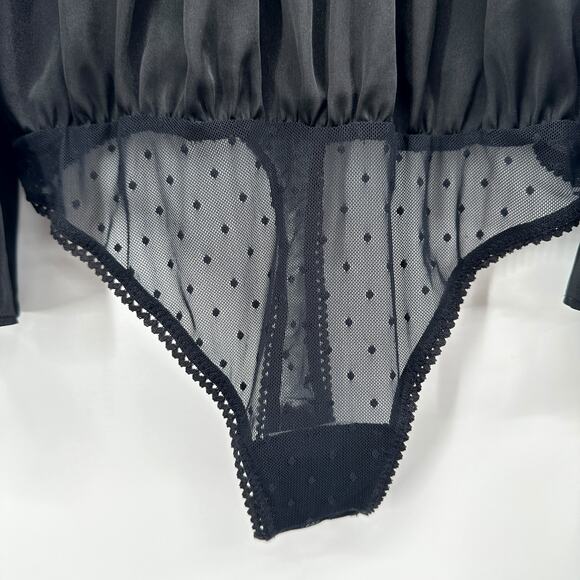 NWT Free People Intimately She's a Natural Bodysuit in Black Size Small - Picture 11 of 15